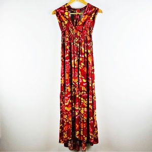 2/$30 Sunday Up Floral Halter Maxi Dress Small